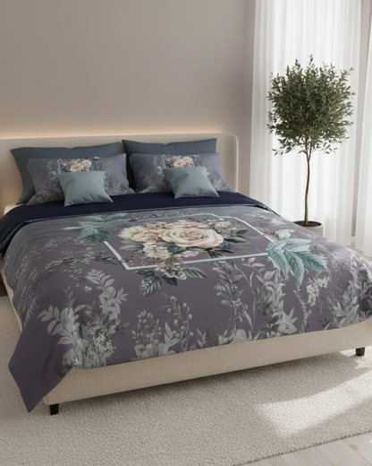 Fairy Tale Ivory Petals 7D Bedsheet Set