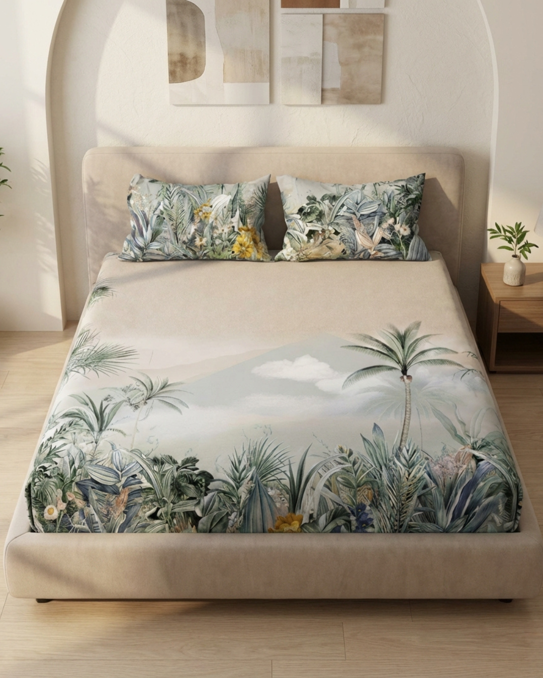 Fairy tale Forest Calm 7D Bedsheet Set