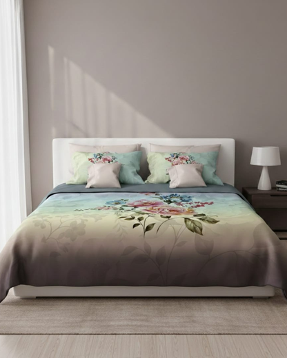 Rose Royale Double Bed Bedsheet Set