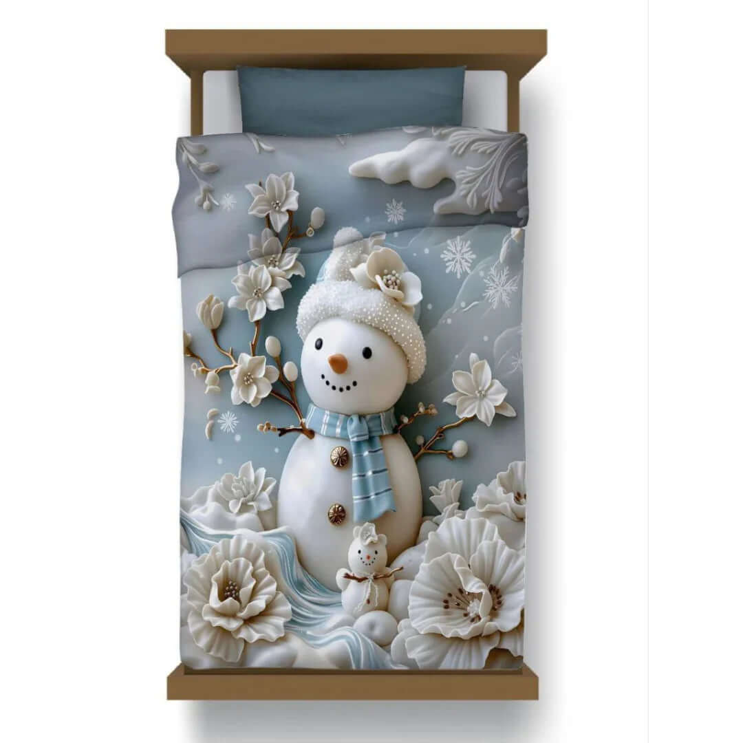 3. Rivaan Fairy Tale SnowMan Comforter – Premium Single Bed Comforter for Kids - VIRASAAH